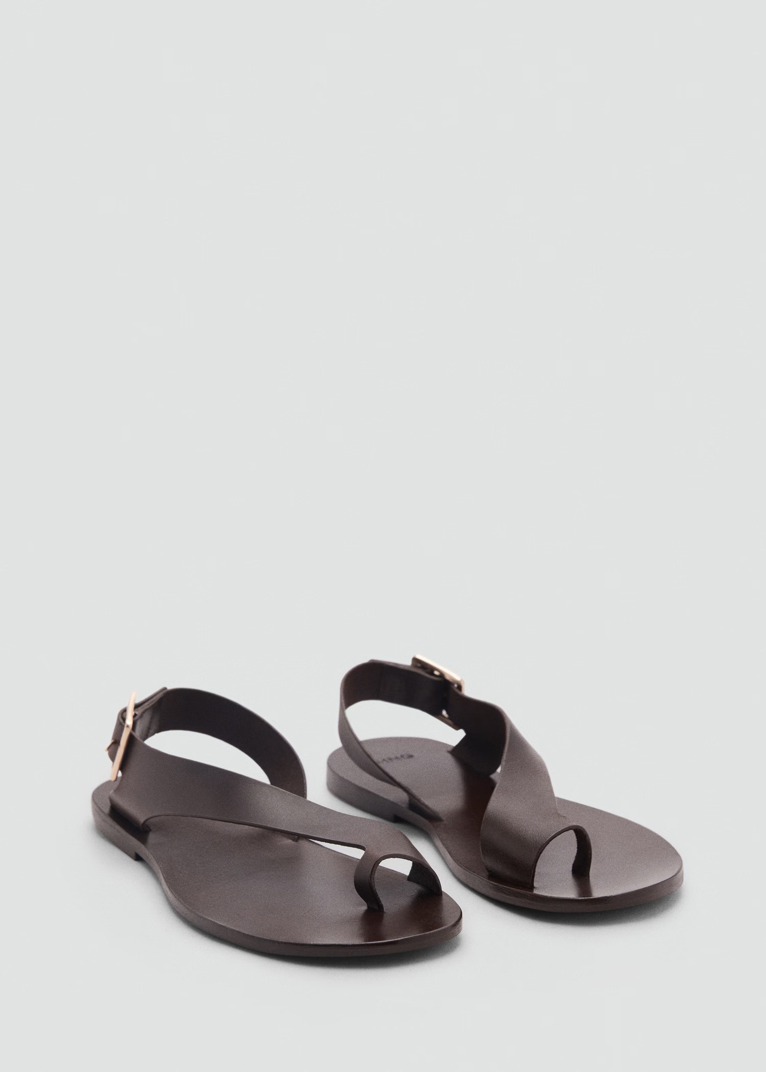 Leather Thong Sandals - Women