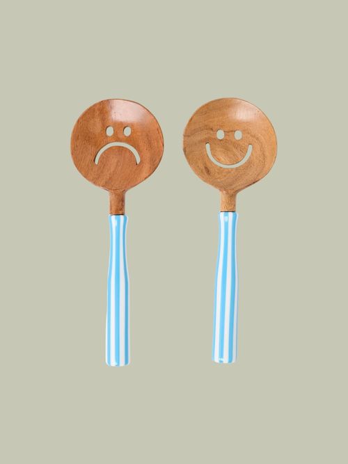 Happy & Sad Face Salad Servers
