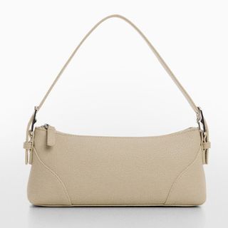 mango cream shoulder bag