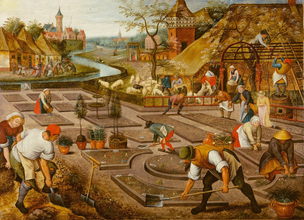 &#039;Spring&#039; by Pieter Breughel the Younger (1564-1638). 16½in by 22½in, private collection.