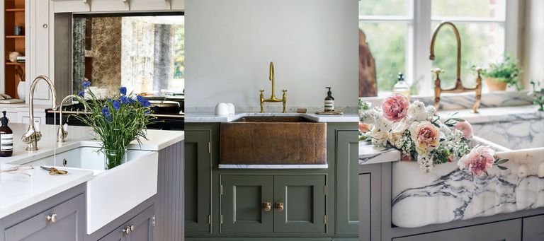 three kitchen sink ideas