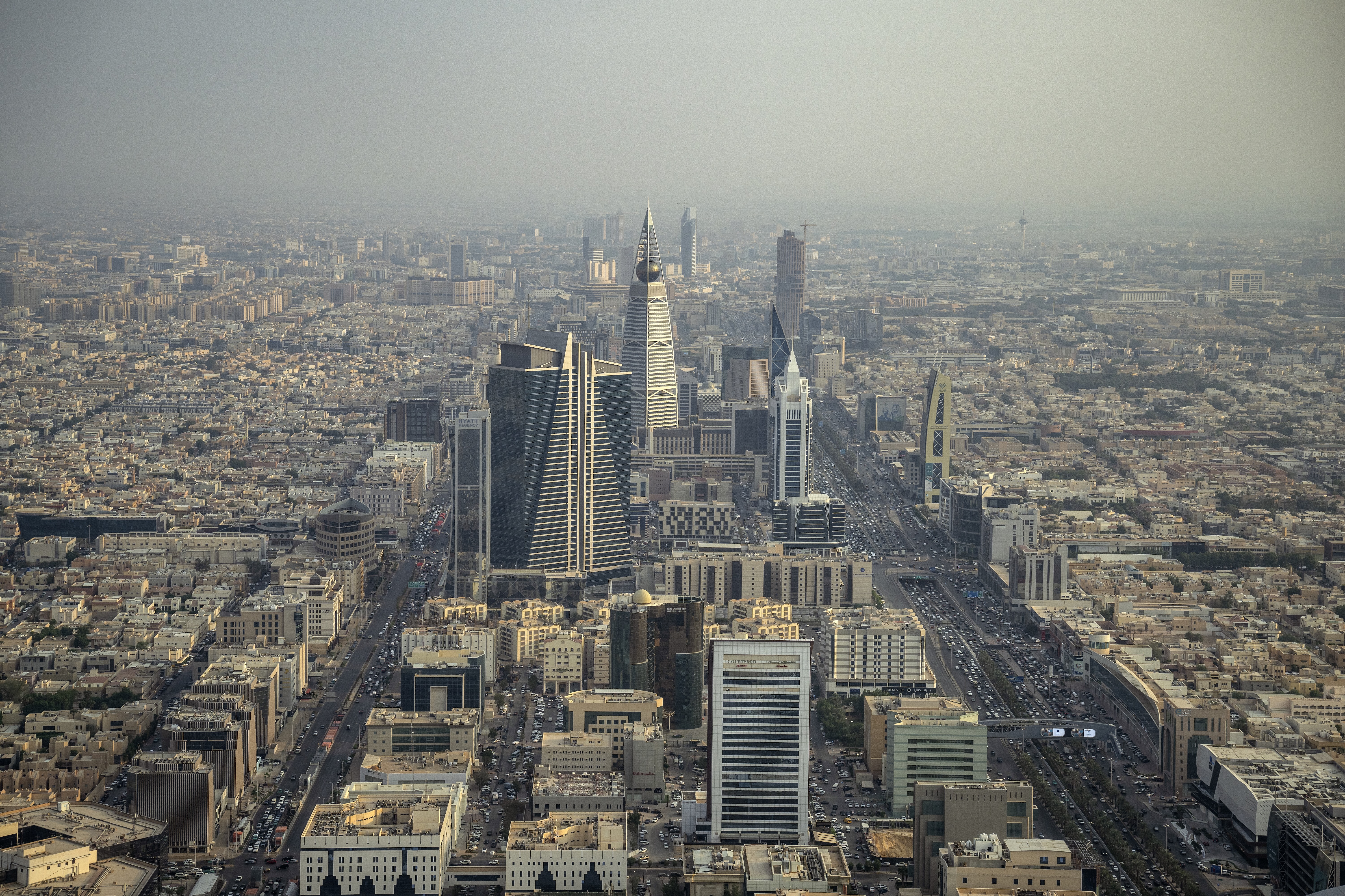 The Riyadh skyline