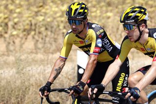 Vuelta Espana 2021 - 76th Edition - 5th stage Tarancon - Albacete 184,4 km - 18/08/2021 - Primoz Roglic (SLO - Jumbo - Visma) - photo Luis Angel Gomez/BettiniPhotoÂ©2021