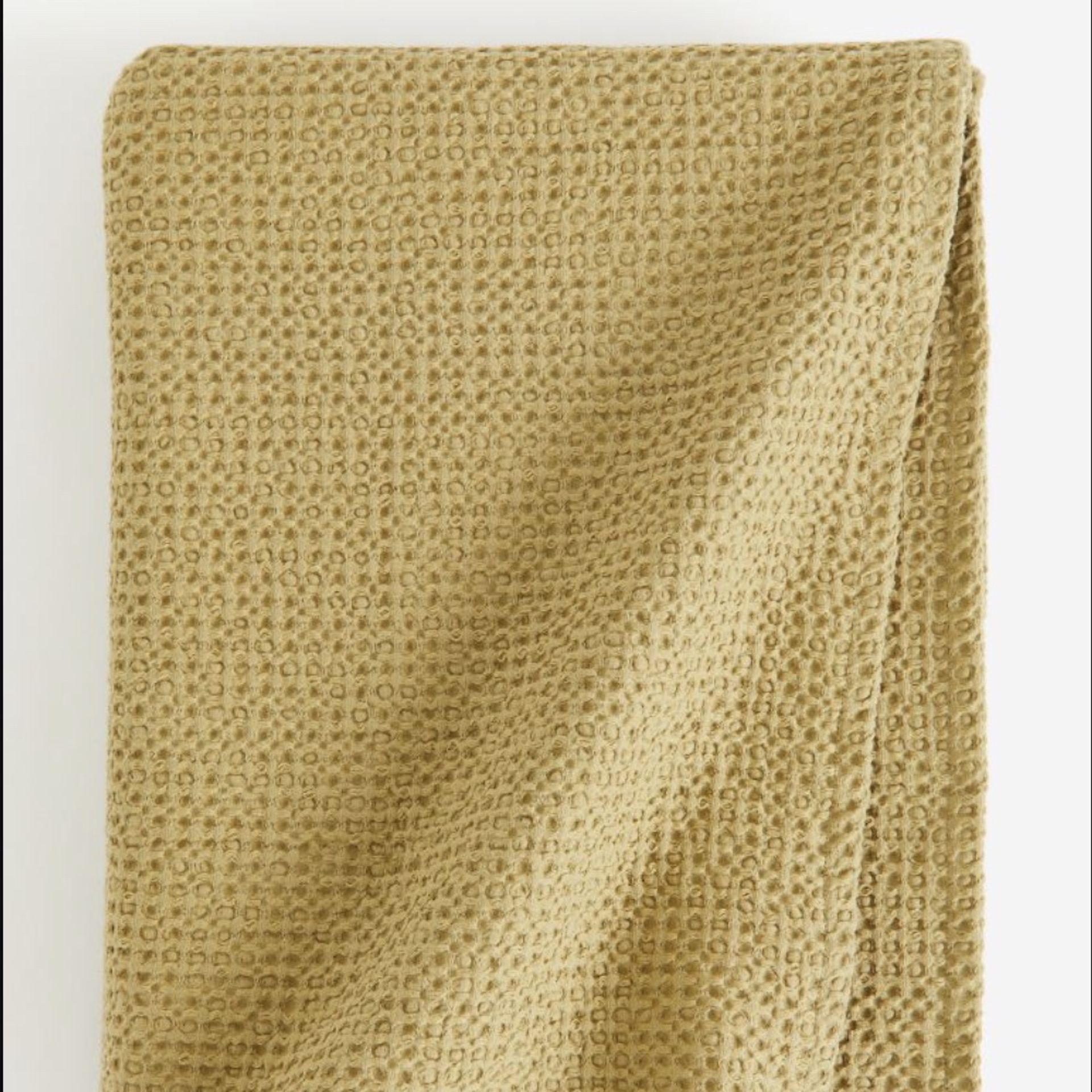 Waffled Cotton Throw