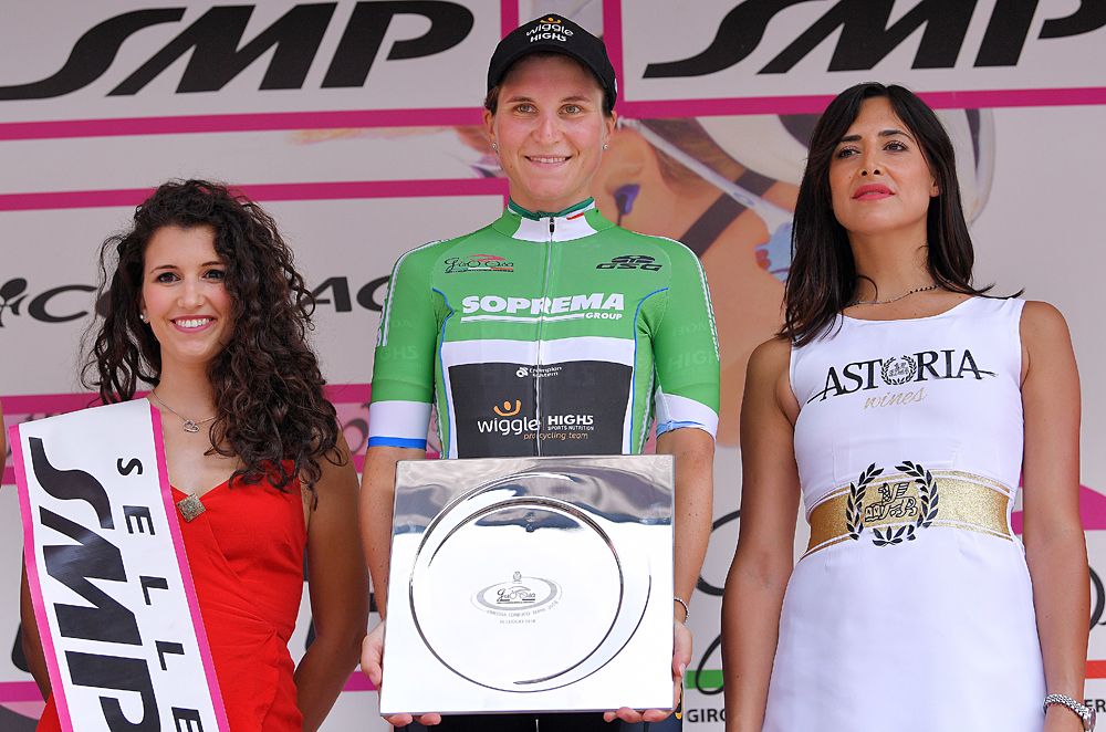 Elisa Longo Borghini (Wiggle High5) best Italian rider at the Giro Rosa after stage 5