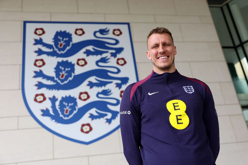 Dan Burn of England poses for a photo at St George's Park on March 17, 2025 in Burton upon Trent, England.