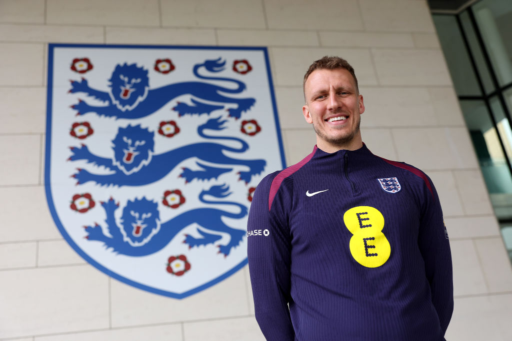 Dan Burn of England poses for a photo at St George's Park on March 17, 2025 in Burton upon Trent, England.
