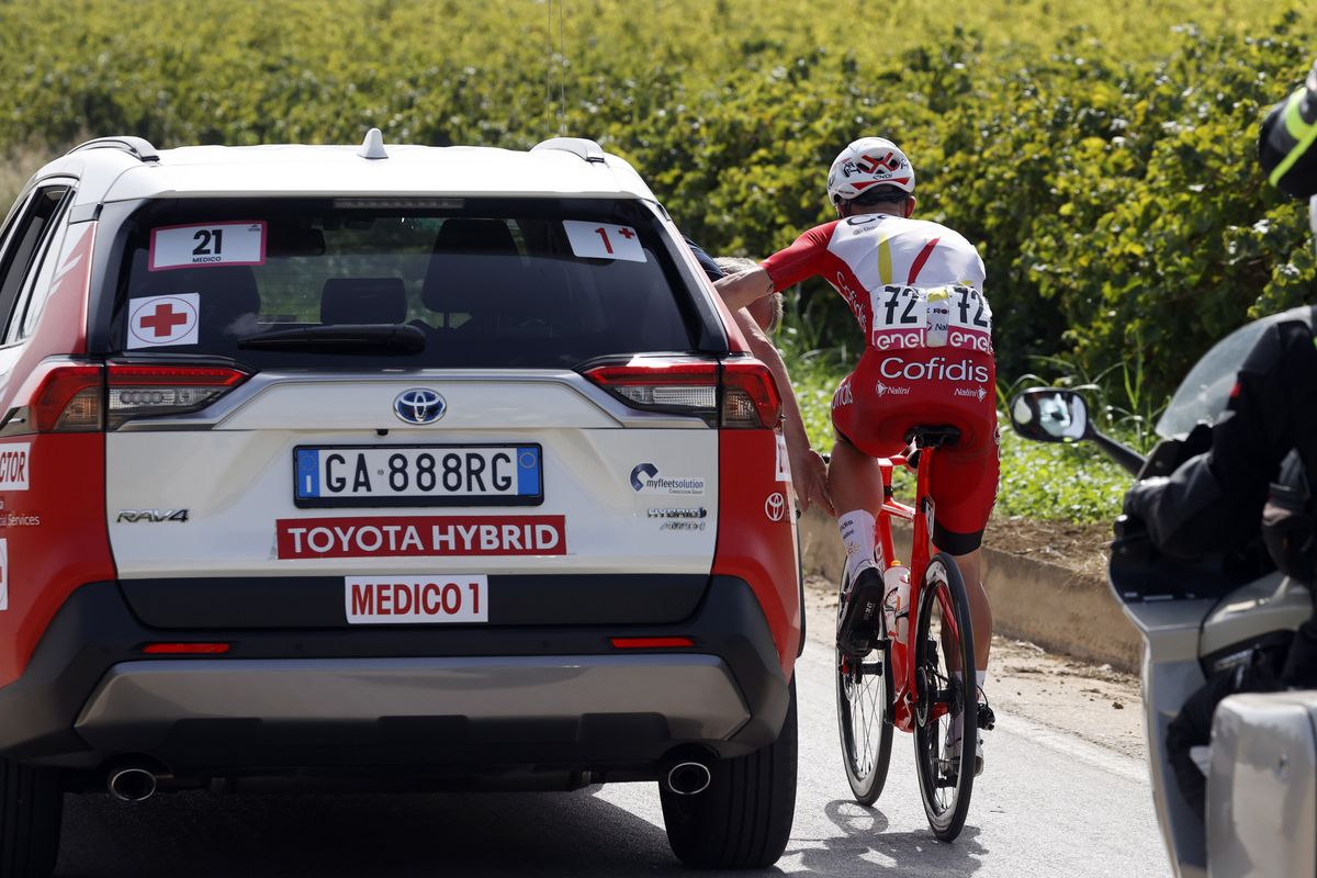 Giro d'Italia 2020 - 103th Edition - 2nd stage Alcamo - Agrigento 149&Acirc;&nbsp;km - 04/10/2020 - Simone Consonni (ITA - Cofidis) - photo Luca Bettini/BettiniPhoto&Acirc;&copy;2020