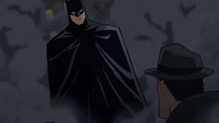 Batman appearing to some guy in The Long Halloween animated movie