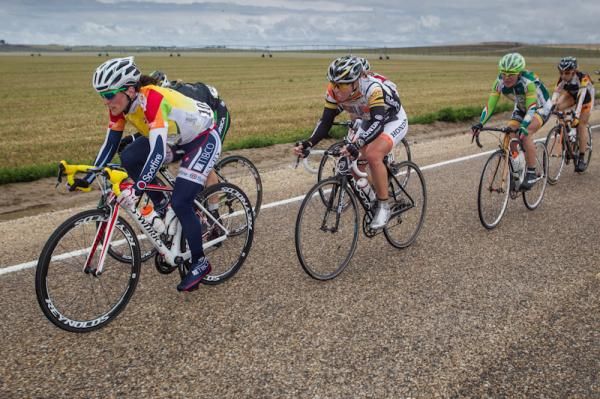 Tara Whitten (TIBCO) fought hard to try to hold on to yellow today.