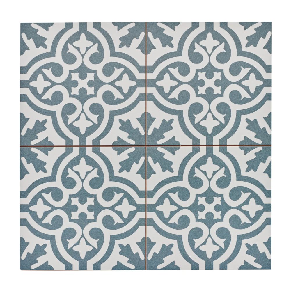 Highly decorative floor tiles 