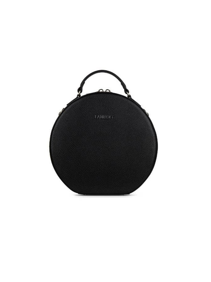 The Livia 3-In-1 Black Vegan Leather Handbag