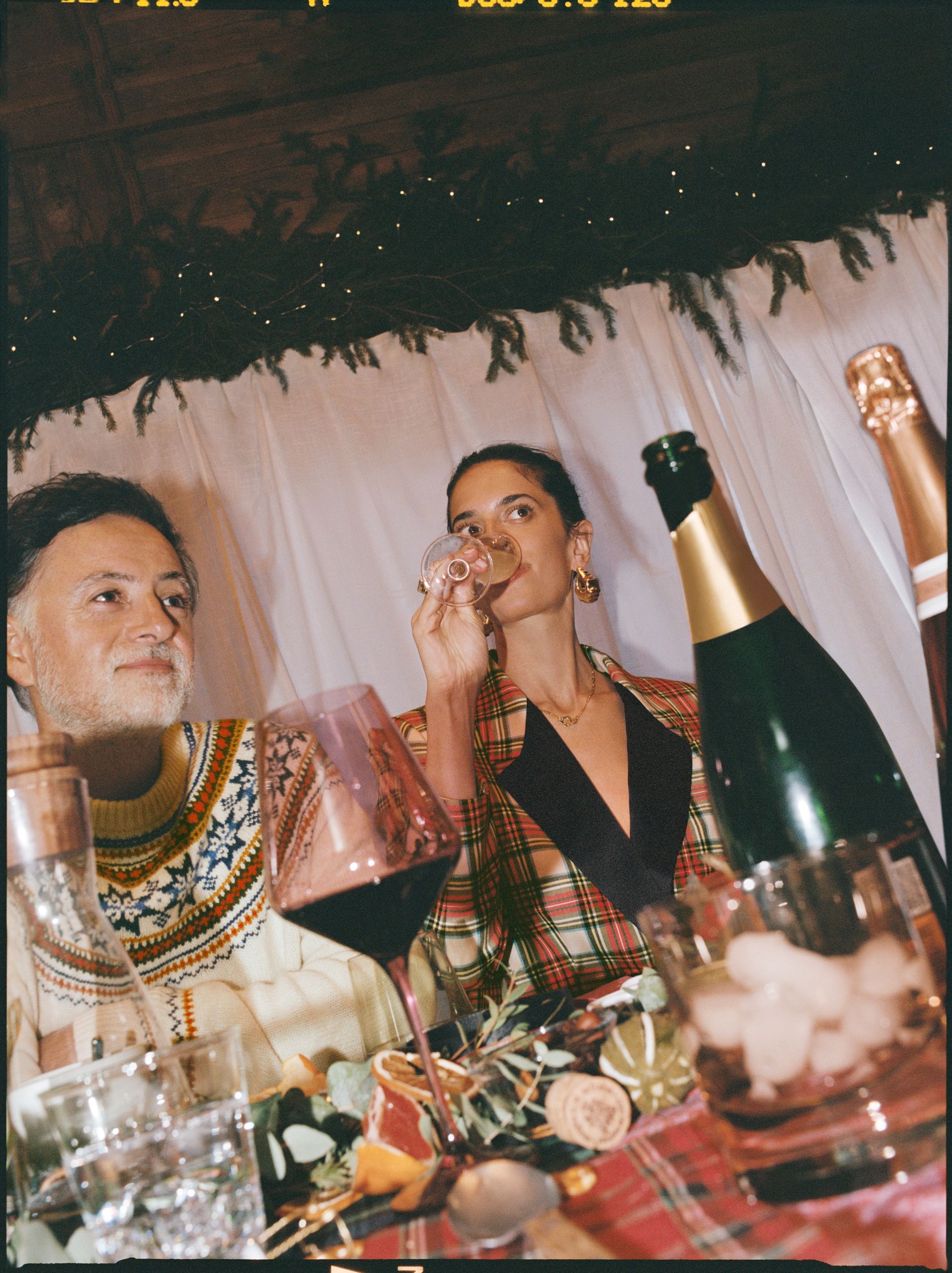 J. Crew holiday dinner party outfit