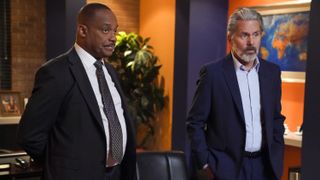 Rocky Carroll and Gary Cole in NCIS