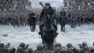 Caesar (Andy Serkis) in War of the Planet of the Apes