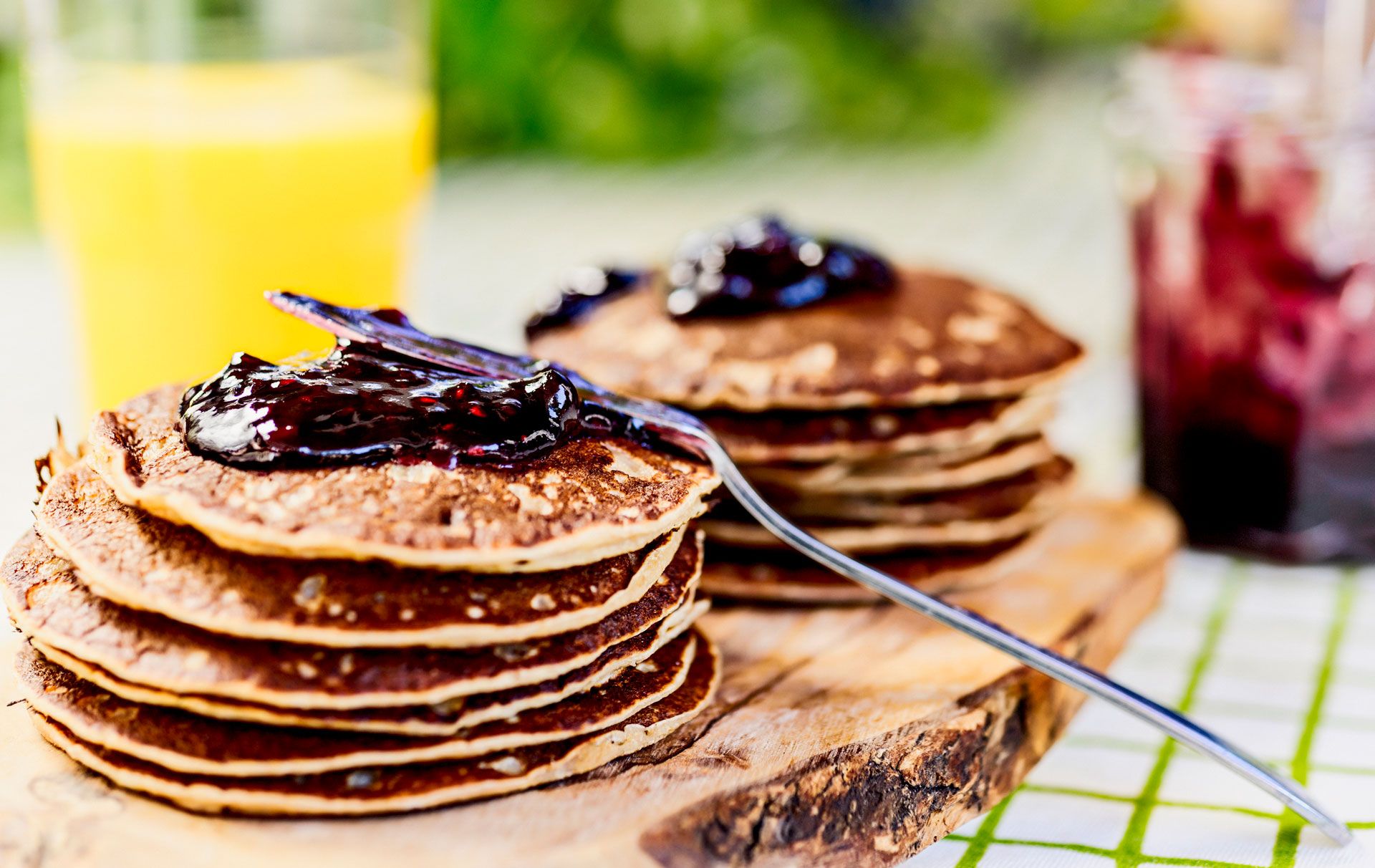 Spelt pancakes recipe