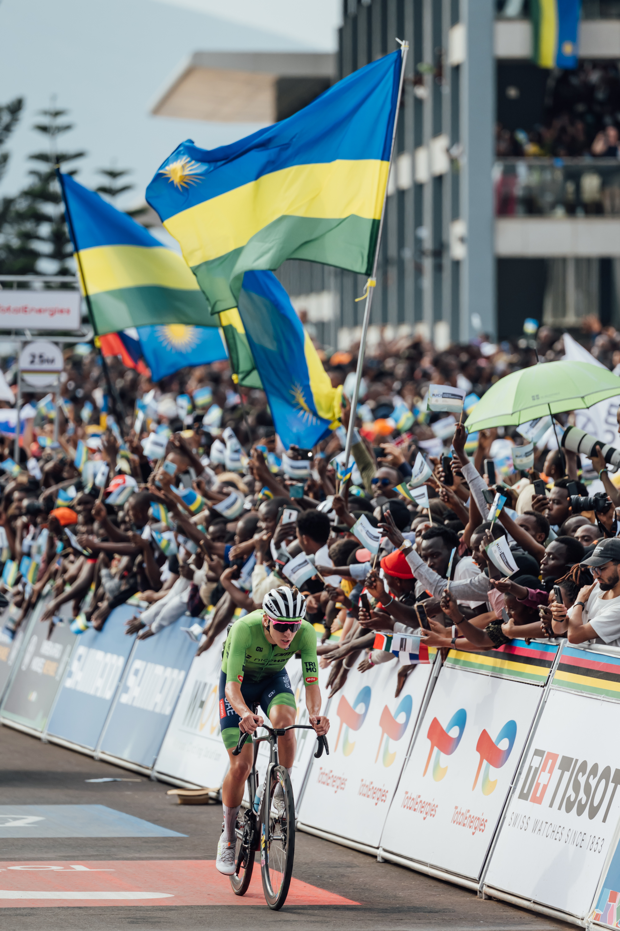 Pogačar en el Campeonato Mundial de Road de UCI