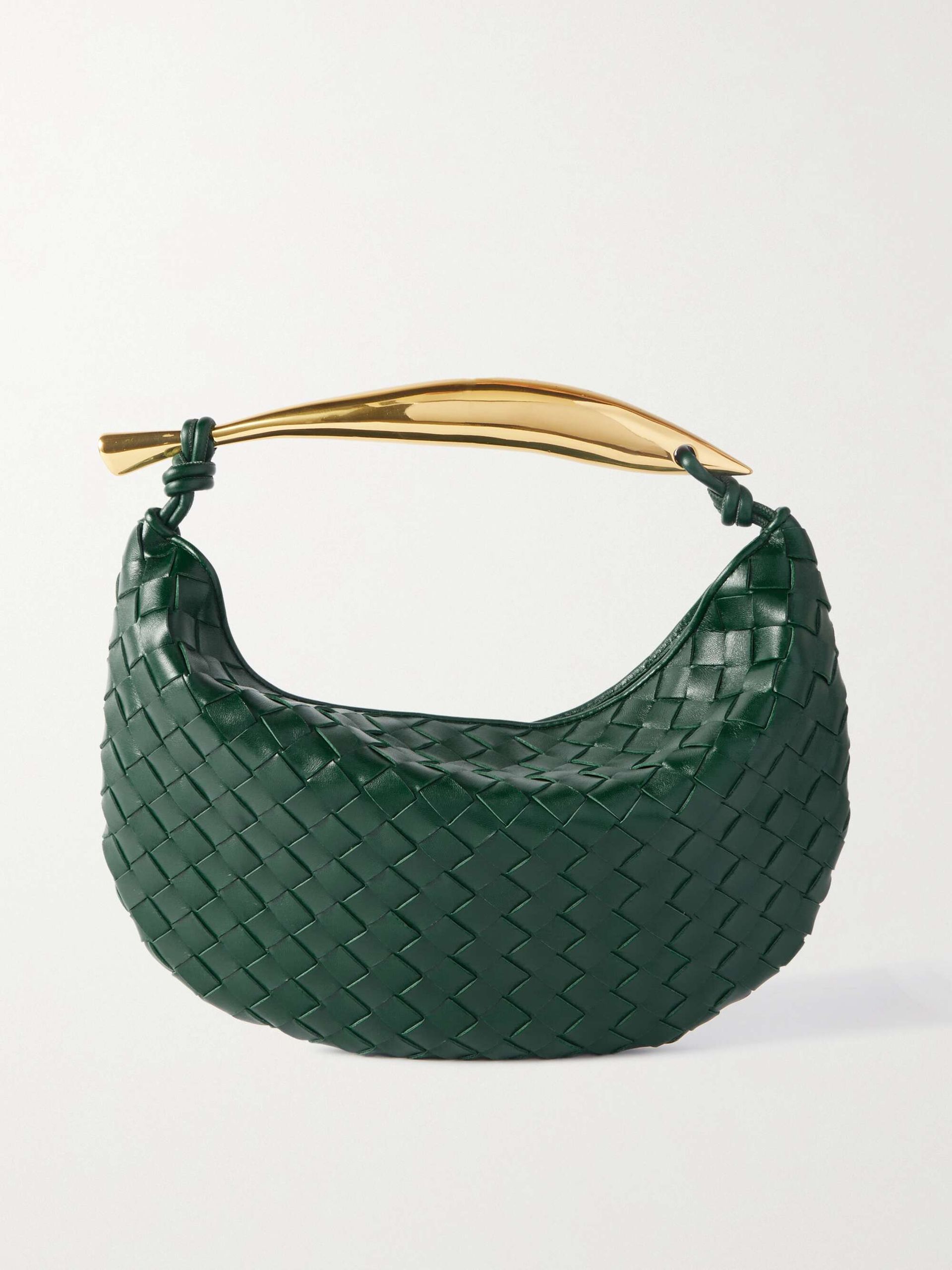 Sardine Small Intrecciato Leather Tote