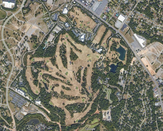 Google Maps view of Augusta National Golf Club