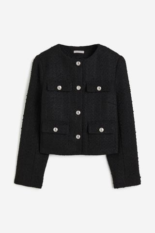 H&M Textured-Knit Jacket