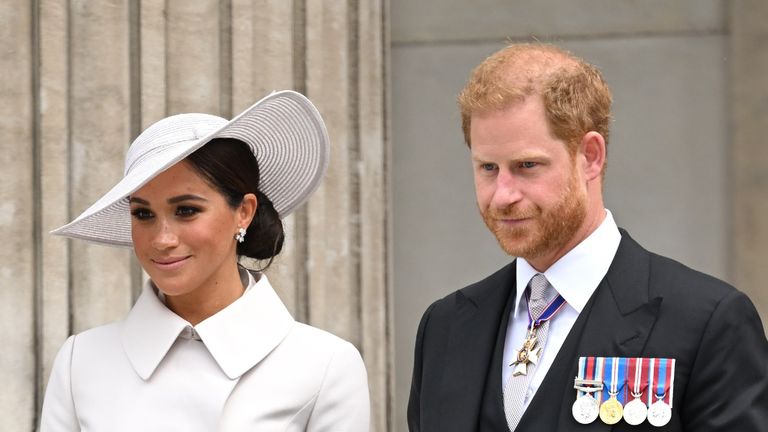 Harry and Meghan's absence at Guildhall reception leaves royal fans confused