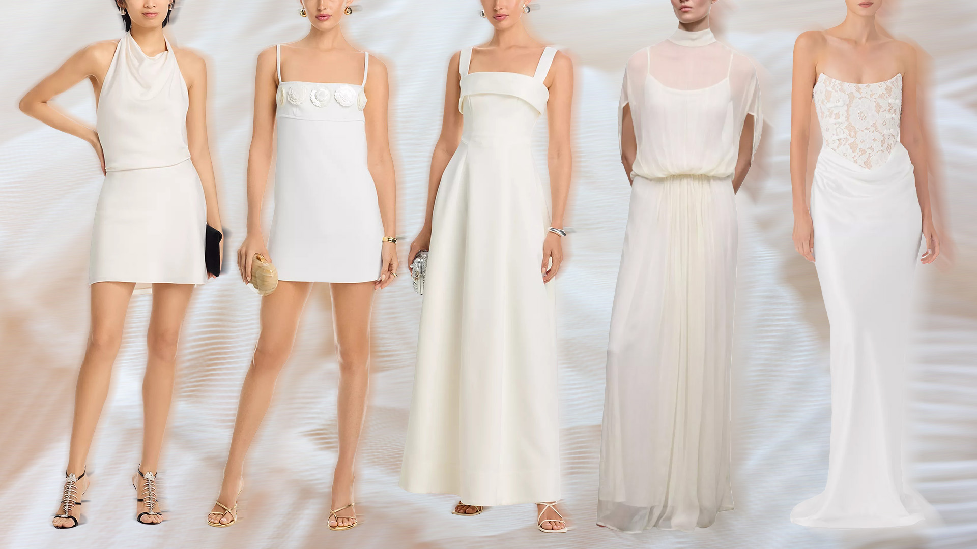 Bloomingdale's Bridal Dresses Collage