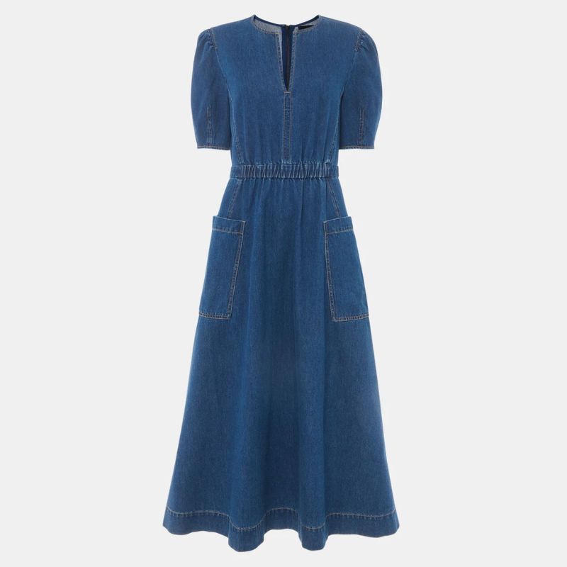 Whistles, denim midi dress