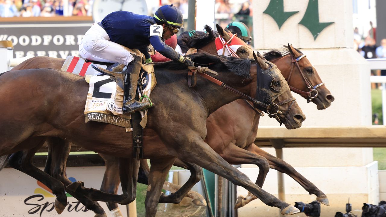 Mystik Dan wins the 2024 Kentucky Derby at Churchill Downs in Louisville