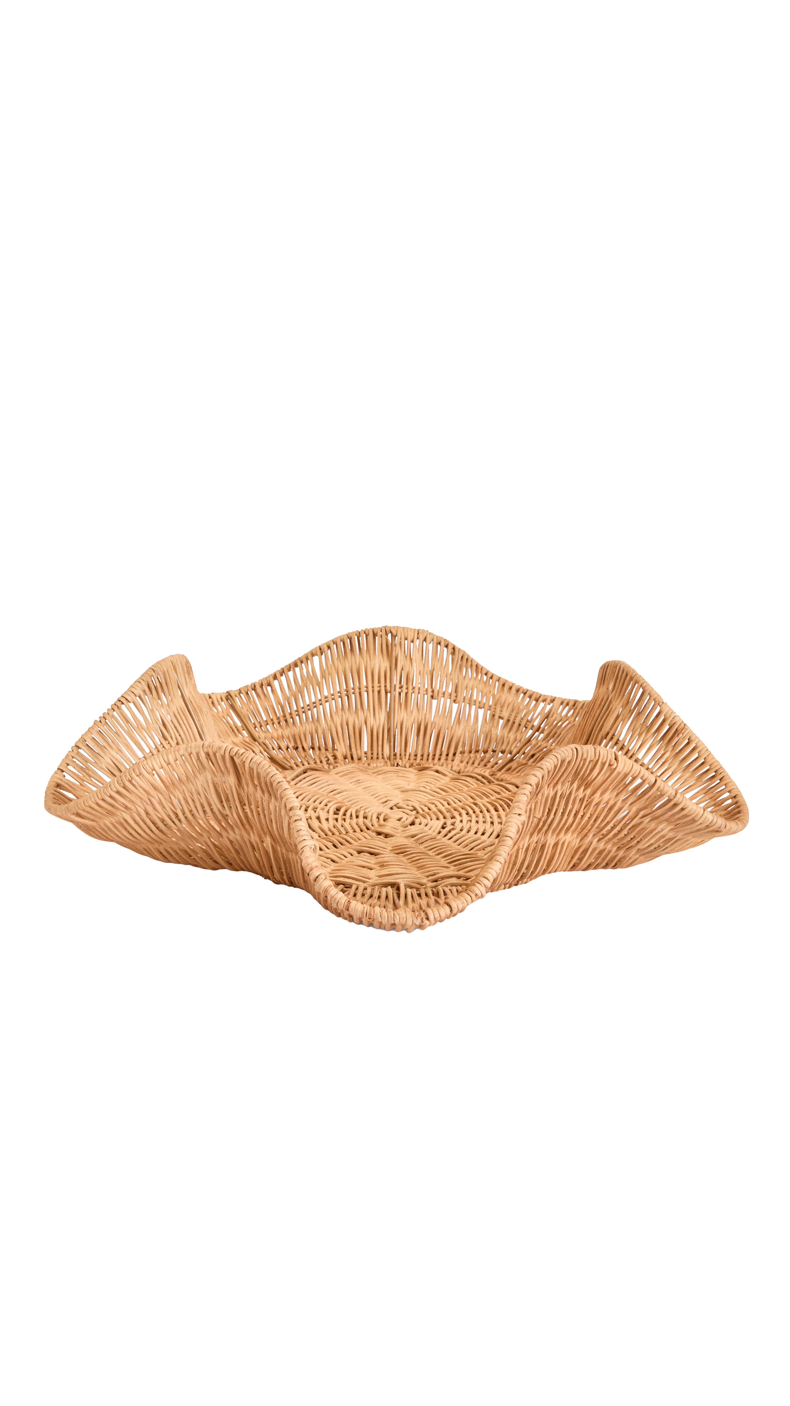 Habitat Rattan Wave Tray - Natural