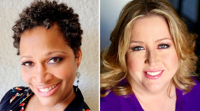 Heather Gray (left) and Kristin Matthews have both been with &#039;The Talk&#039; since its first season