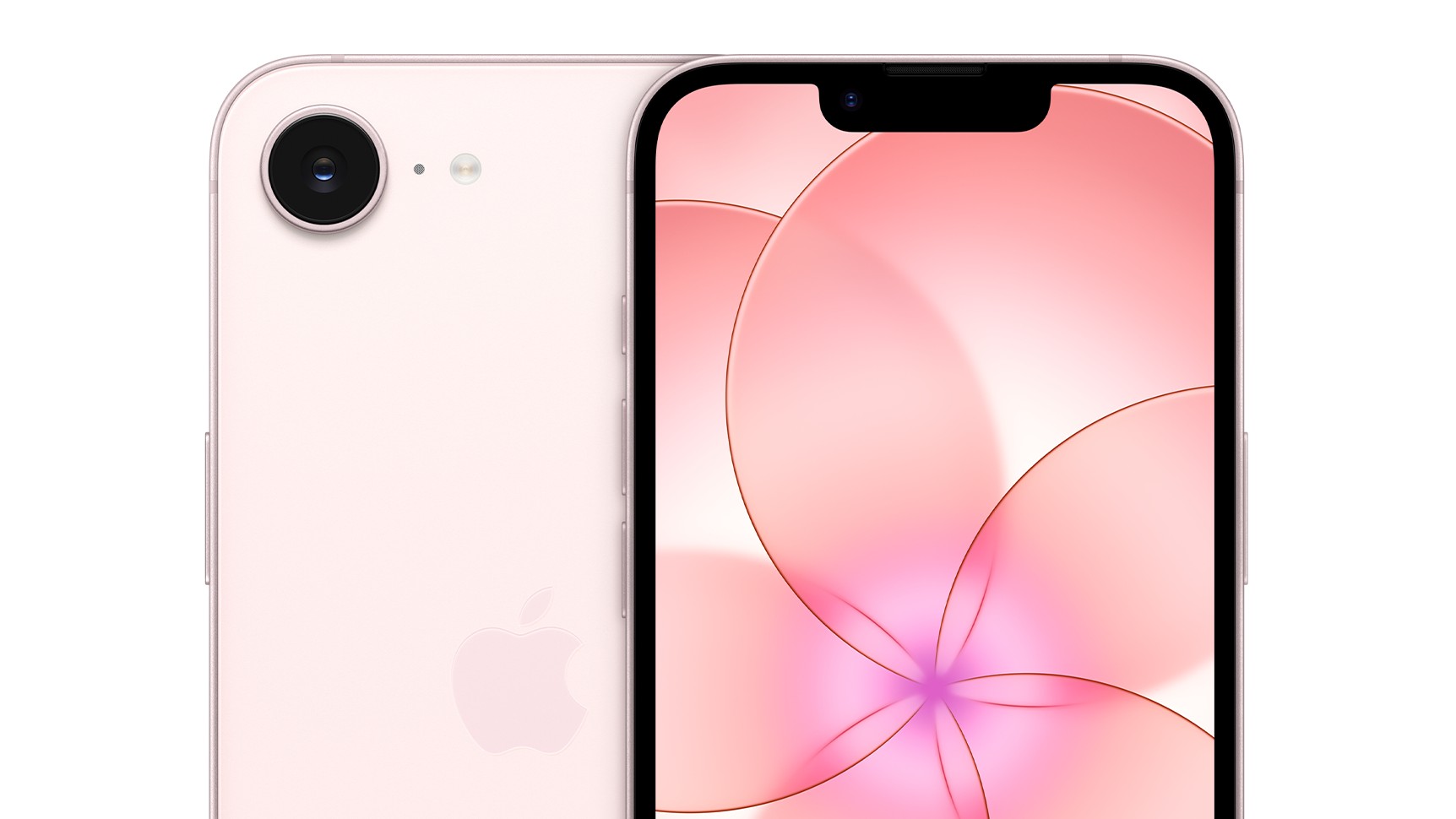 The front and back of the iPhone 17e