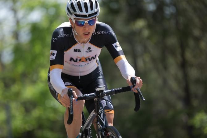 Robin Farina is the second of three NOW/Novartis riders in the top ten.