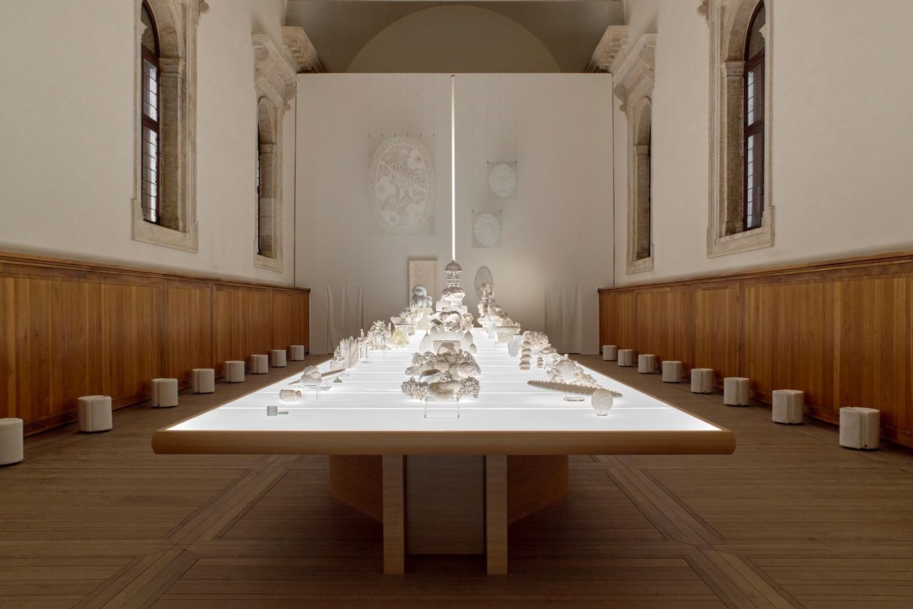 Giorgetti takes a beautifully tactile seat at the Homo Faber table