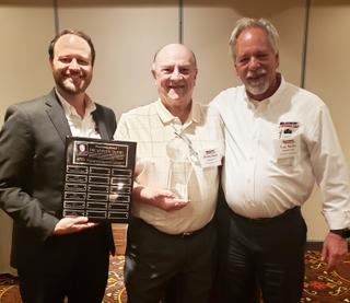 (left – right) Blake Tally (Platinum Tools eastern regional sales manager); Bruce Smith (Saratoga Sales); Lee Sachs (Platinum Tools president and general manager) Platinum Tools recently announced its Reps of the Year at its annual sales meeting in Las Vegas, Nev. with the “Warner Trophy”, named after the late Jerry Warner, being awarded to Saratoga Sales.