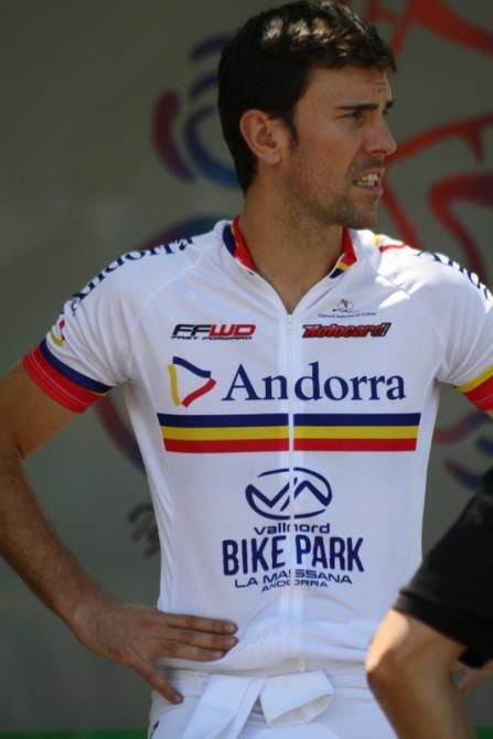 David Albos, cyclist from Andorra who often features in the World Championships