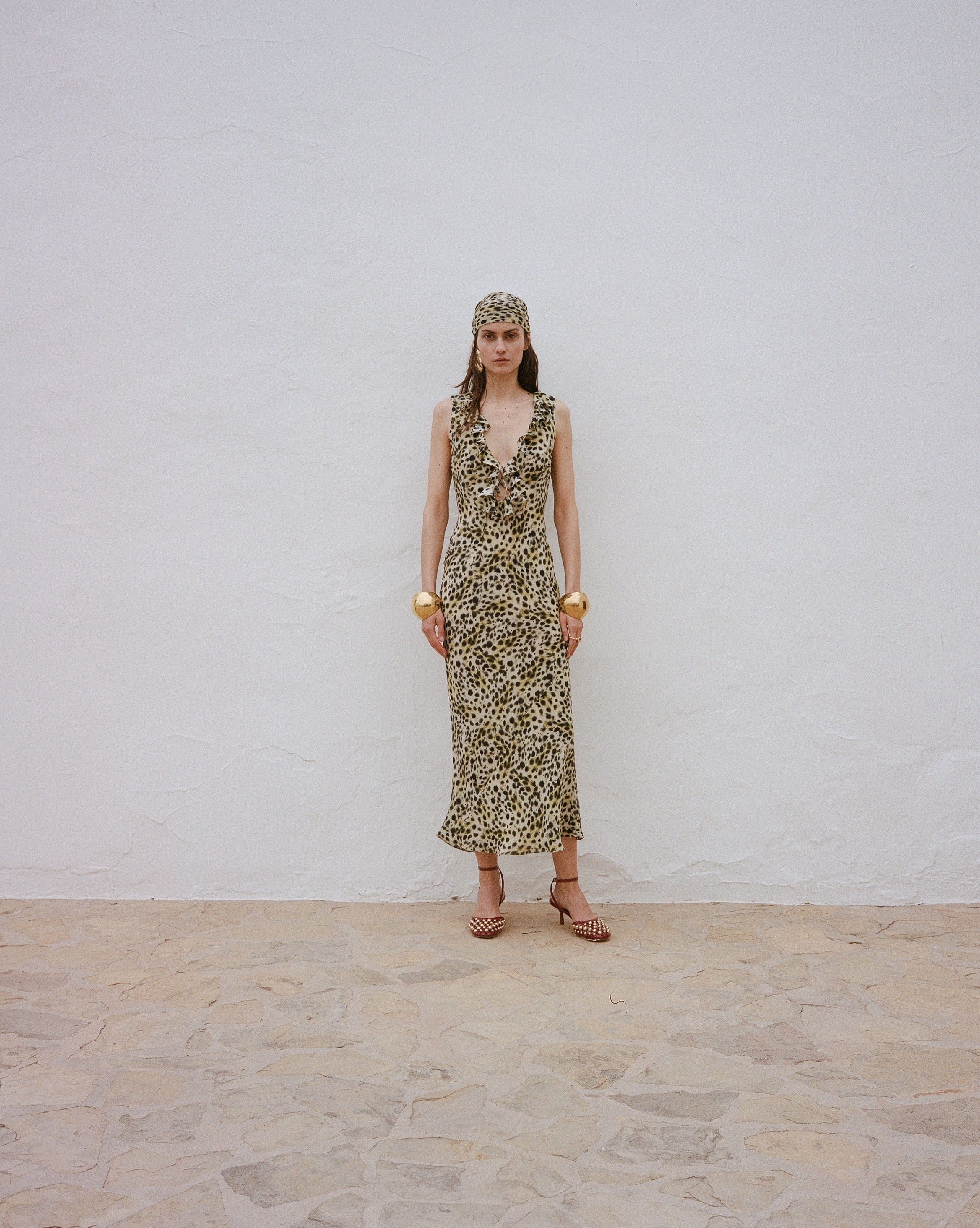 Cesto Midi Dress Silk Cdc El Felino