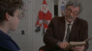 Grandpa sitting with the book in The Princess Bride