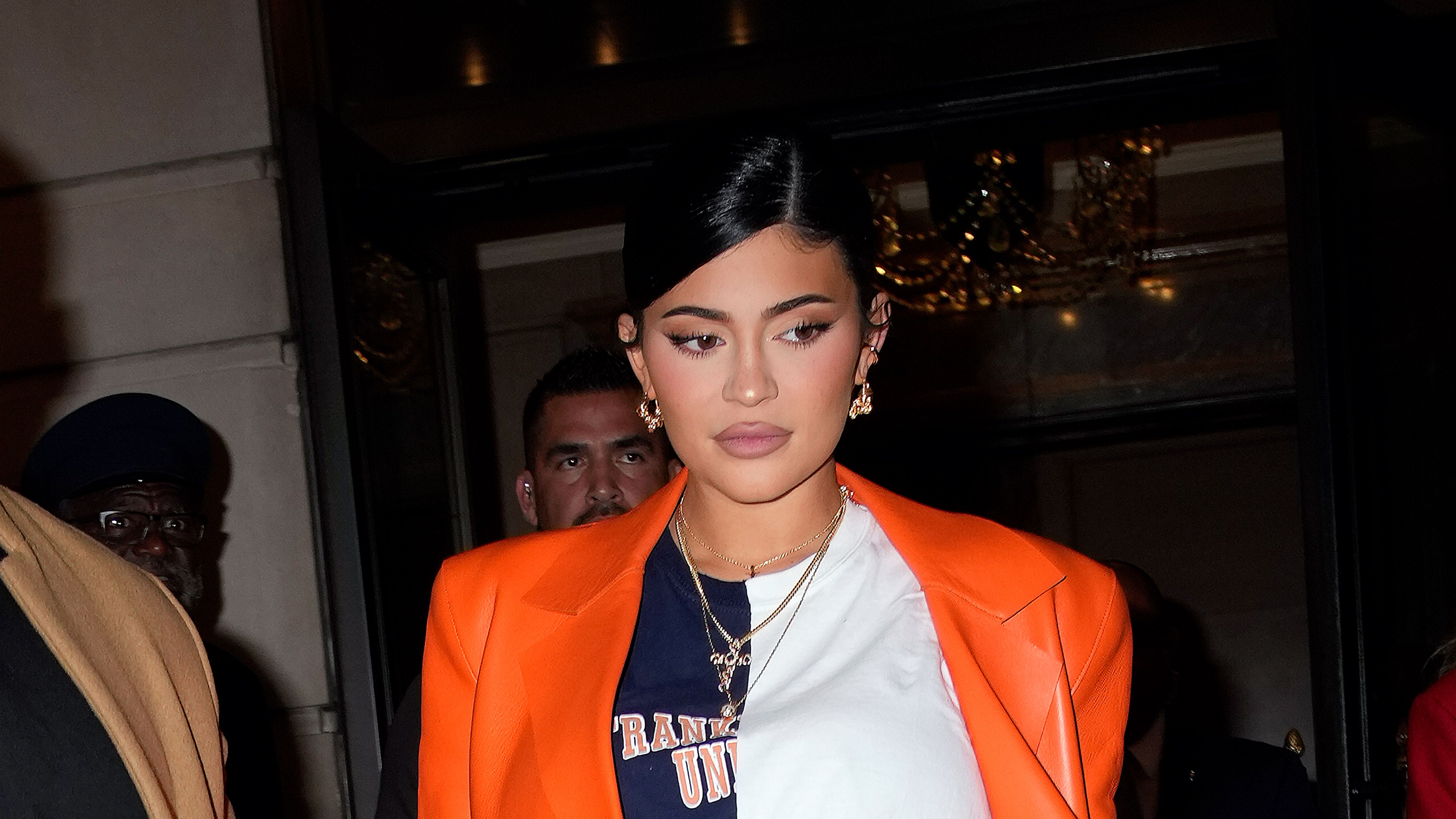 new york, new york september 09 kylie jenner is seen on september 09, 2021 in new york city photo by gothamgc images