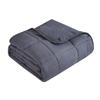 Gray weighted blanket
