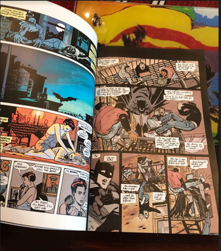 Tegneserier for voksne: Side fra tegneserien Batman: Year One