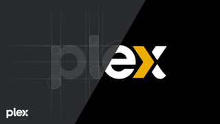 The Plex logo displayed on a black background