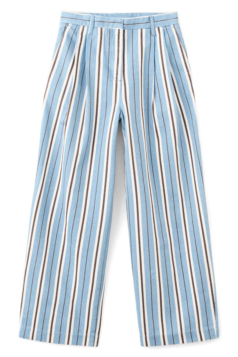 Stripe Wide Leg Pants