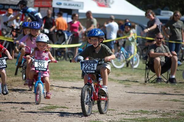 The WORS kids' race is always a crowd favorite before the start of the elite races.