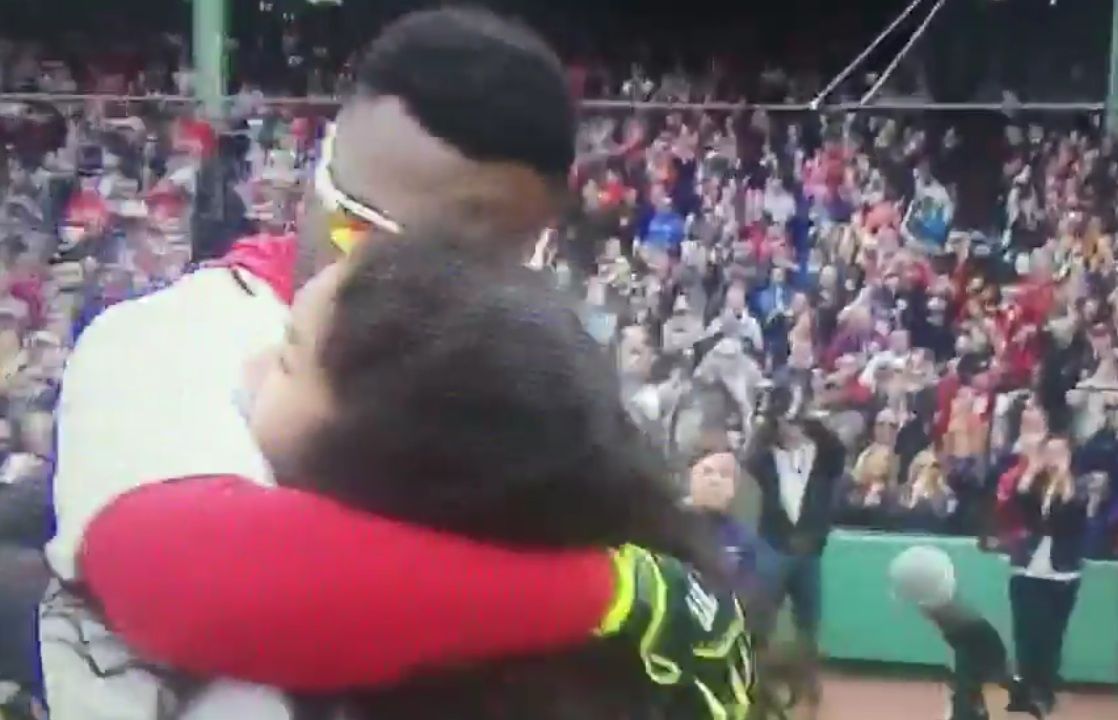 Big Papi gets emotional.