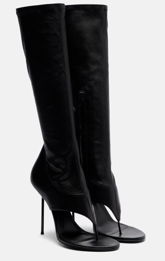 Paris Texas, Lidia 105 Leather Knee-High Boots