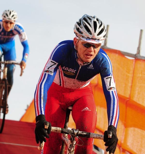 Arnaud Jouffroy fought tooth and nail for his podium placing.