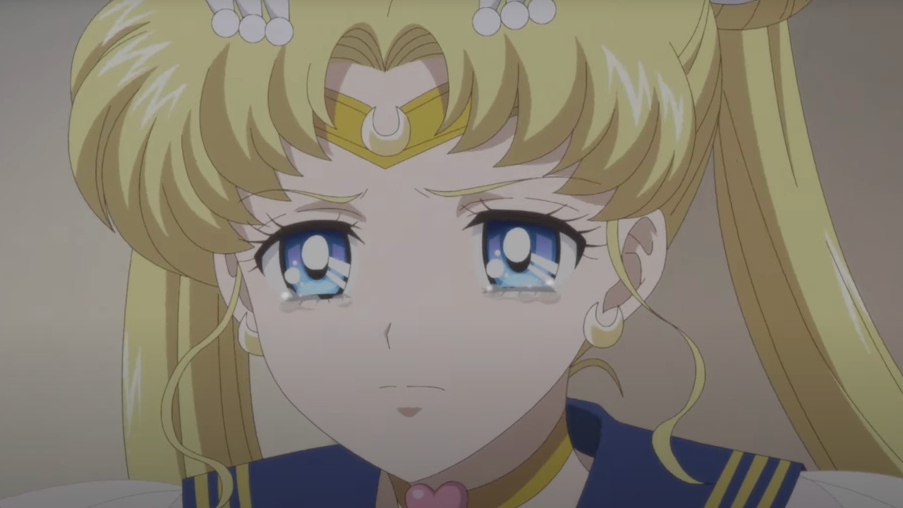 Sailor Moon about to cry