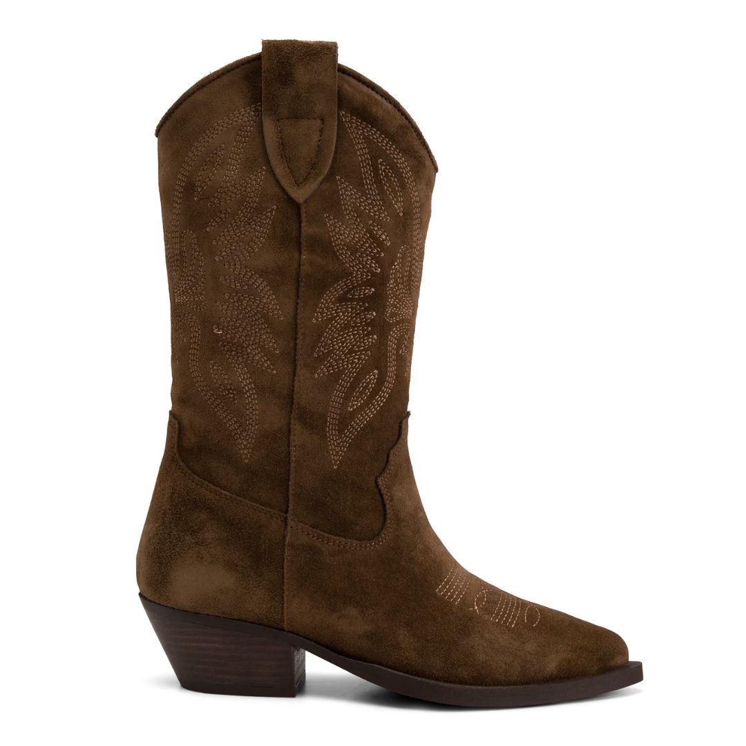House of Bruar Embroidered Cowboy Boots