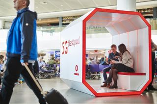 Vodafone 5G site at Manchester Airport