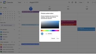 Hot to customize Google Calendar colors